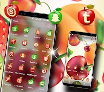 Fruit Launcher Theme 스크린샷 1