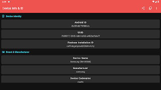 Device Info & ID 스크린샷 2