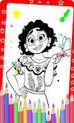 Isabela Encanto Coloring Book screenshot 3