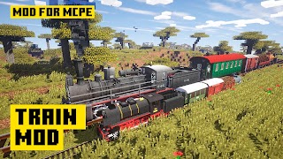 5 Schermata Train Mod for Minecraft PE