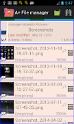 A+ File manager screenshot 1