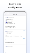 Weekly Planner - WeeklyMemo اسکرین شاٹ 1