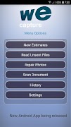 برنامه‌نما We-Capture عکس از صفحه