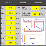 ISOLATED FOOTING (EUROCODE2)-TRIAL Screenshot 1