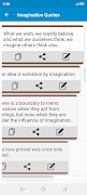 Imagination Quotes App screenshot 1
