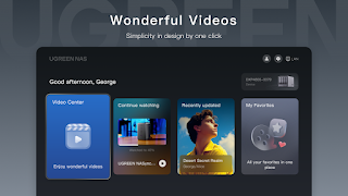 برنامه‌نما UGREEN NAS عکس از صفحه