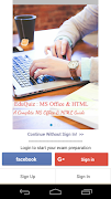EduQuiz : MS Office and HTML โปสเตอร์