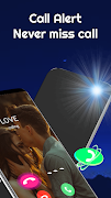 Flashlight - Flash Call تصوير الشاشة 1