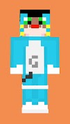 Oggy Minecraft Skin poster