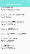 All Mobile Secret Codes ภาพหน้าจอ 5
