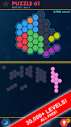 برنامه‌نما Hexa Block Ultimate - with spin! Logic Puzzle Game عکس از صفحه