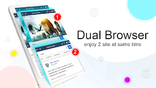 Fast Dual Browser: Secure Split Screen Browser ภาพหน้าจอ 5
