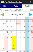 برنامه‌نما StraightCalendar عکس از صفحه