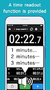 Stopwatch + reading out loud اسکرین شاٹ 1