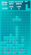 2048 Falling Blocks captura de pantalla 3