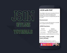 Learn JSON Offline Tutorials Ekran Görüntüsü 2