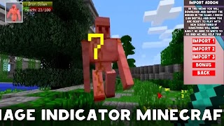 Damange Indicator Minecraft PE Ekran Görüntüsü 1