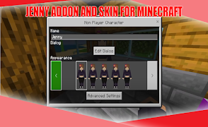 Minecraft Jenny Addon Mod syot layar 3
