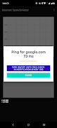 برنامه‌نما Internet Speedometer عکس از صفحه