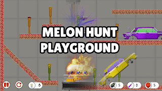 Melon Hunt Playground Plakat