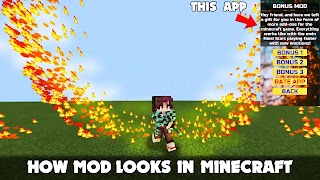 Demon Slayer Mod for Minecraft poster