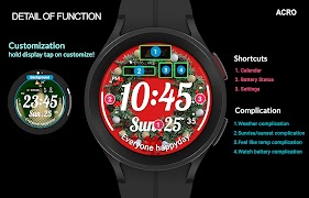 ACRO Happy Christmas Watchface 截圖 4