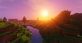 Realistic Shader  Minecraft PE الملصق