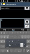 Theme for AI.type Galaxy Blue screenshot 5