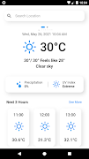 Weather App syot layar 2
