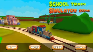 School Train Simulator 2016 포스터