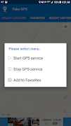 Fake GPS screenshot 2