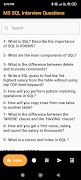 MS SQL Interview Question Plakat
