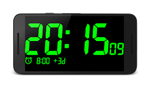 Big Digital Clock تصوير الشاشة 1
