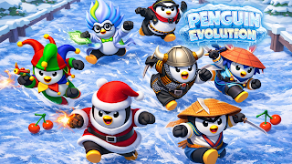 برنامه‌نما Penguin Evolution Runner 3D عکس از صفحه