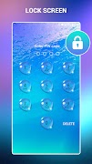 Lock screen - water droplets poster