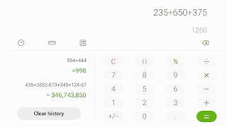 Samsung Calculator screenshot 3