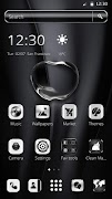 Black Apple Bubble Theme screenshot 3