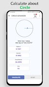 Circle Calculator Plus Screenshot 1