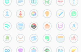 4 Schermata Soft - Icon Pack