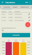 Running calculator ภาพหน้าจอ 2