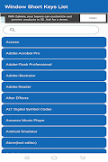 All Software Keys-Computer Shortcut Keys captura de pantalla 1