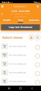 CTR Construction E Timesheets اسکرین شاٹ 3