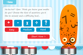 برنامه‌نما Squeebles Maths Bingo عکس از صفحه