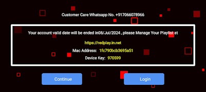 Red Play for mobile poster