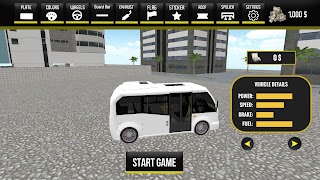 Simulateur de bus de jeux Van capture d'écran 3