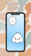 Cute Cloud Coloring Pages poster
