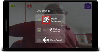 برنامه‌نما Motion Detector عکس از صفحه