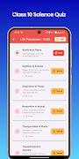 Class 10 Science Quiz screenshot 4