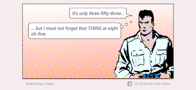 DockClock Screen Saver تصوير الشاشة 3