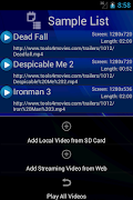 1 Schermata Video Playlist